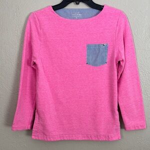 Vineyard Vines Pink Girls Pullover Top Size XL (16)